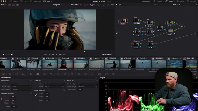 DaVinci Resolve Noise Reduction Settings