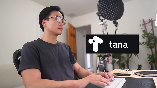 Tana can be used for notes, tasks, and transcribing meetings.