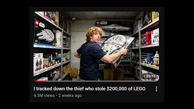 YouTube video thumbnail about Lego drama
