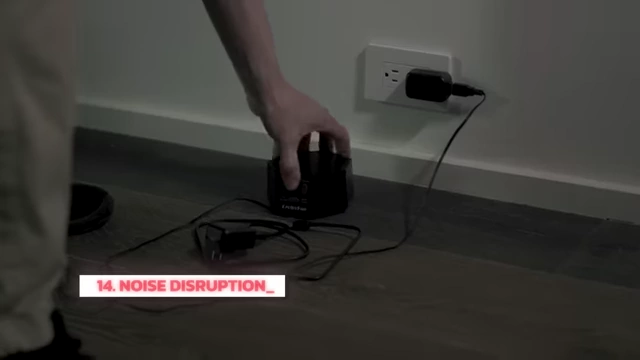 A hand plugging in a noise machine, introducing the topic of noise disruption during sleep.
