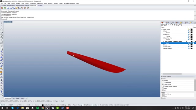 Final conceptual boat hull model with design features implemented