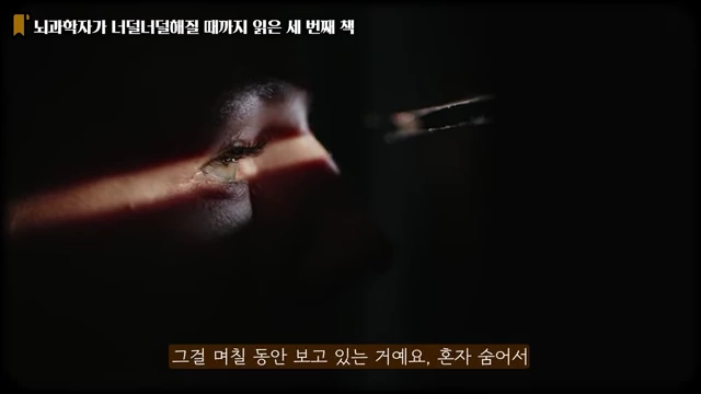 一个画家通过窗户狭缝窥视残酷世界的特写