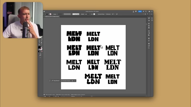 Initial Font Selection for Wordmark Customization