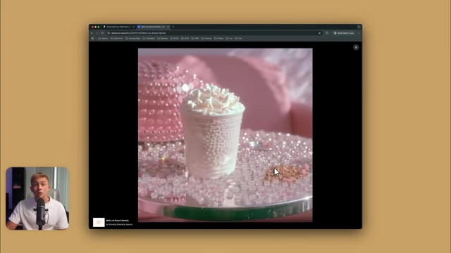AI-Generated Video of Iced Coffee Reflecting Brand Aesthetic
