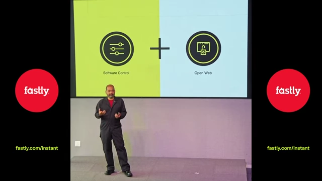 Visual representation of software control and open web