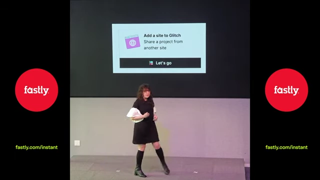 Image showing how to add a site to Glitch