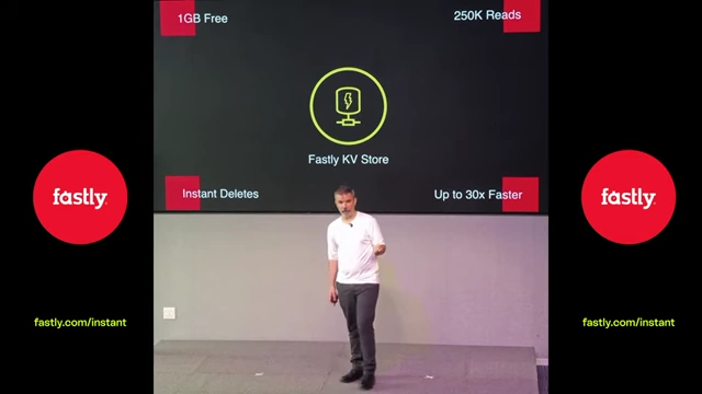 Fastly KV Store features and performance including 1GB Free, 250K Reads, Instant Deletes, and Up to 30x Faster