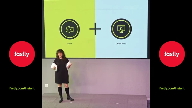 Visual representation of the Open Web and Community in Glitch