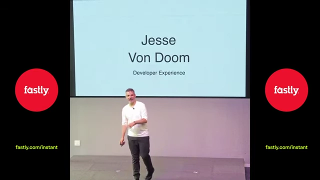 Jesse von Doom, Developer Relations Expert, on stage
