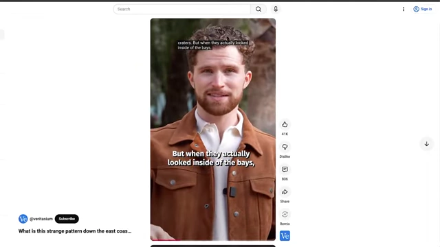 A screenshot of the YouTube Shorts interface displaying a Veritasium short-form video.