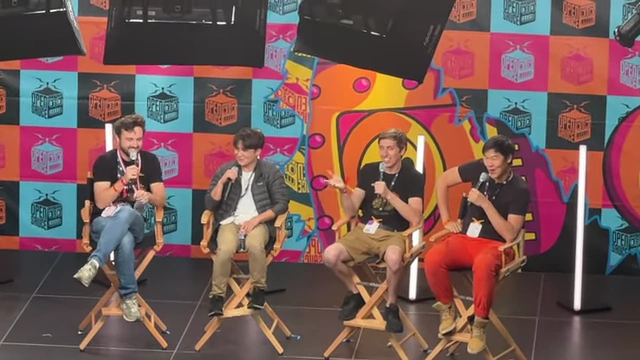 Creators participating in a discussion on the main stage.