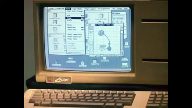 Apple Lisa's graphical user interface in action