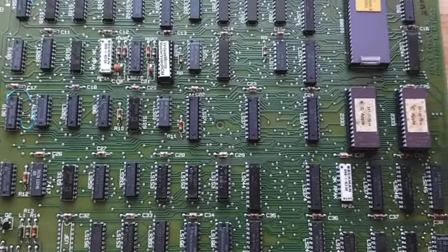 Motorola 68000 processor on a circuit board