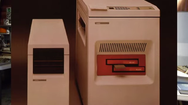 Xerox Star file server and workstation components, highlighting its system scale and cost