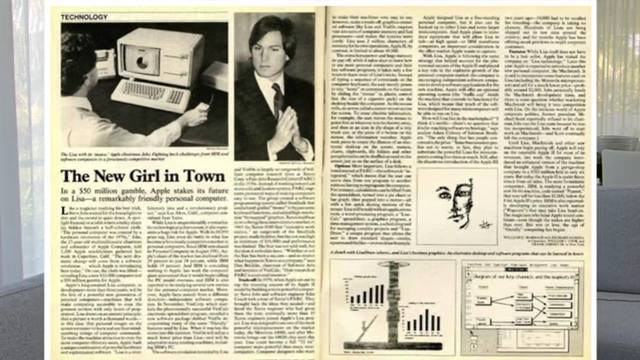 "The New Girl in Town" article covering the Apple Lisa launch