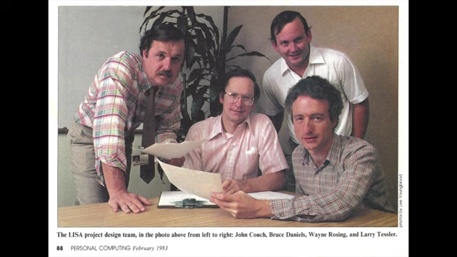 Photo of the LISA project design team, identifying key members