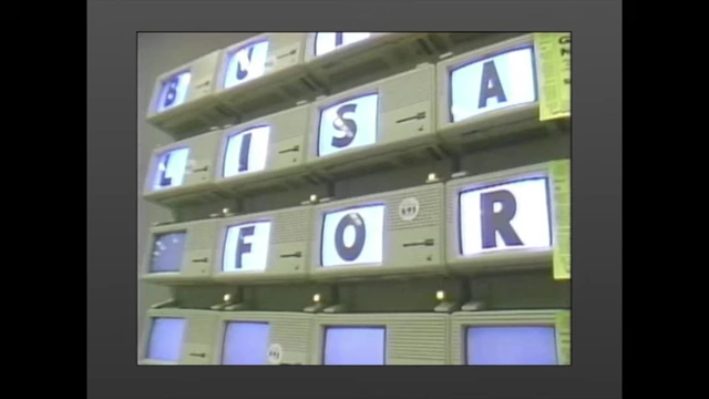 "LISA FOR" display at a computer show
