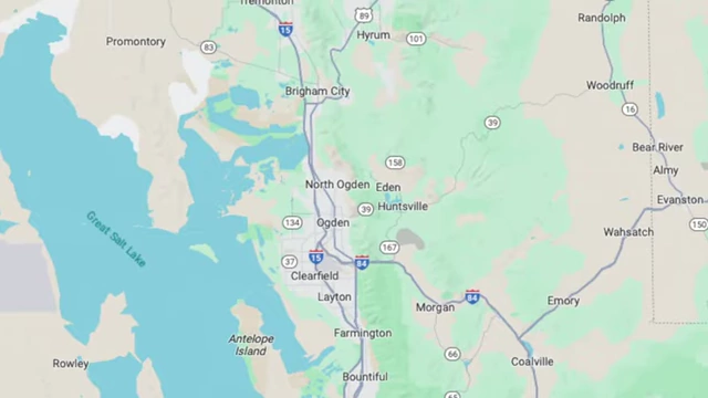 Map highlighting Logan, Utah, location of Sun Remarketing