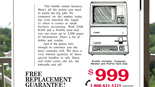 Sun Remarketing advertisement for an Apple /// bundle