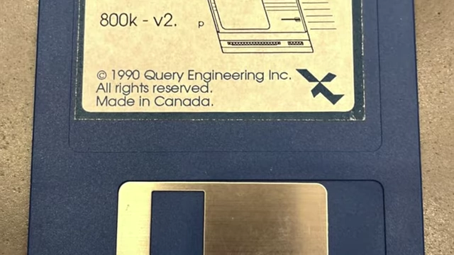 800K floppy disk for Lisa from Query Engineering Inc.