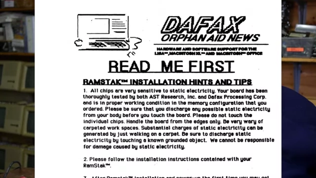 DAFAX Orphan Aid News document with RamStak installation tips