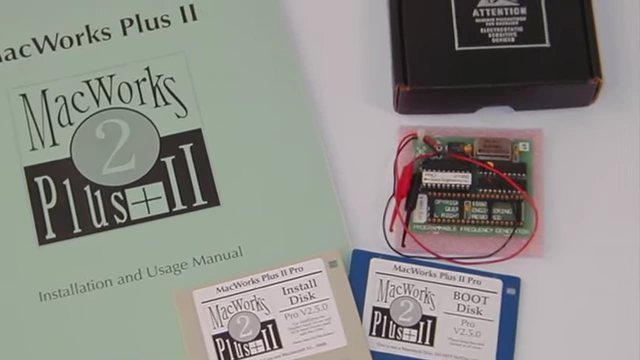 MacWorks Plus II software and daughterboard