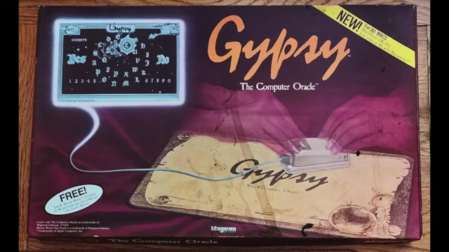 "Gypsy: The Computer Oracle" Ouija board game for Mac/Lisa XL