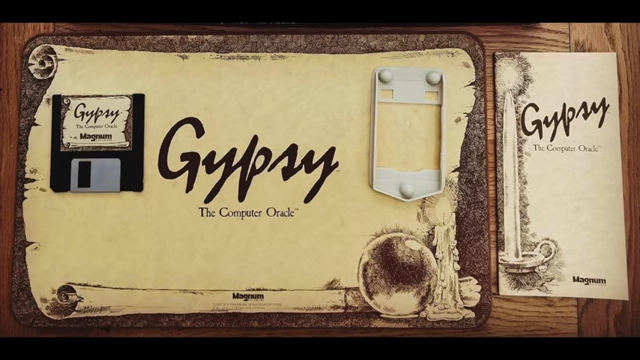 The Gypsy game board and floppy disk