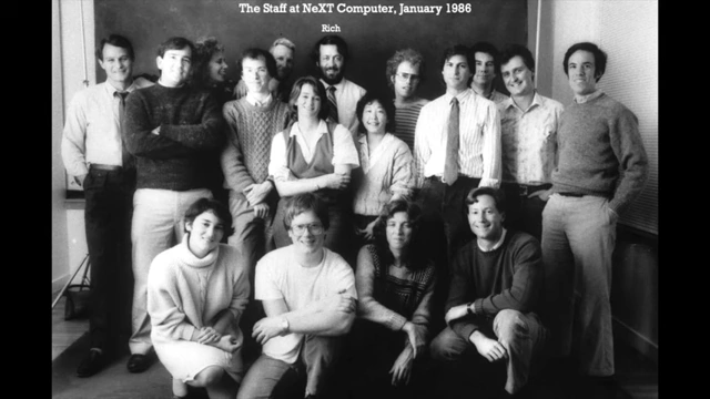 The staff of NeXT Computer in January 1986, including former Lisa team members