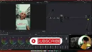 The DaVinci Resolve node tree displaying the application of two LUTs.