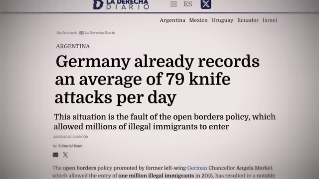Article "Germany records an average of 79 knife attacks per day"