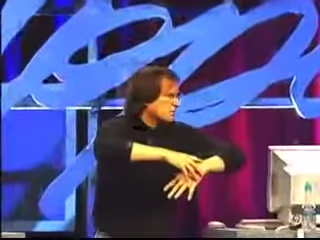 Steve Jobs demonstrating the collapse of software "scaffolding" due to excessive complexity.