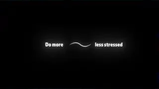 Visualizing the disconnect between doing more and being less stressed