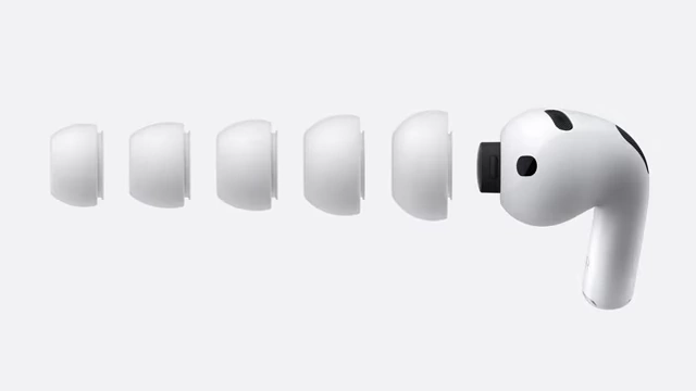 Various ear tip sizes available for the AirPods Pro 3, including a new smaller size.