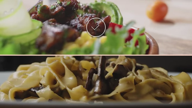 Comparison between a chicken dish and pasta, illustrating a healthier meal choice.