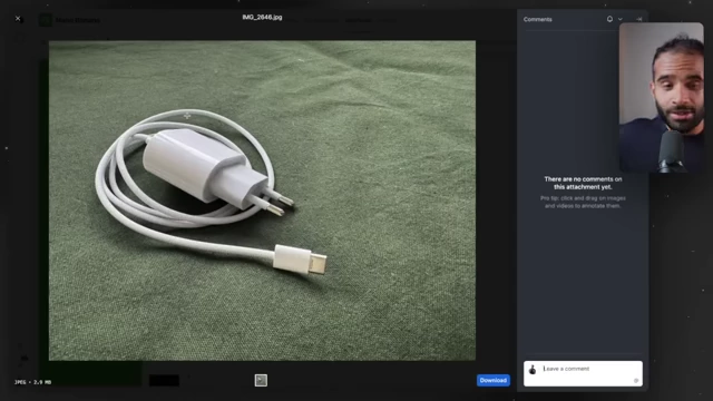 Original image of a USB-C charger