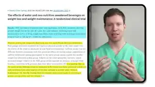 Research paper text discussing the effects of water and non-nutritive sweetened beverages on weight loss and weight maintenance