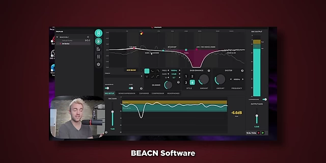 BEACN软件的EQ和压缩界面