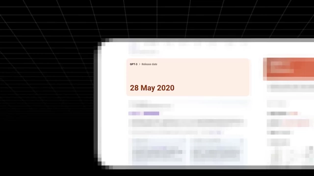GPT-3 release date highlighted as May 28, 2020