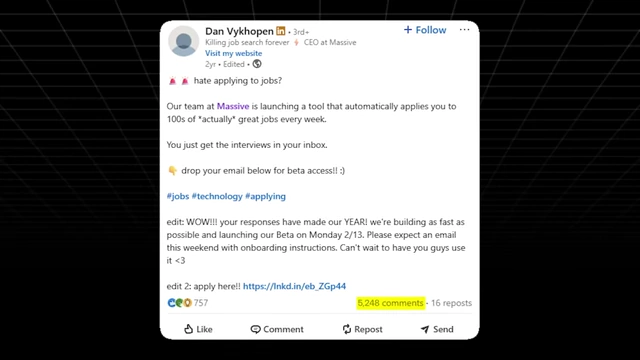 Overview of Massive.ai's success, including their viral LinkedIn post and core functionality.