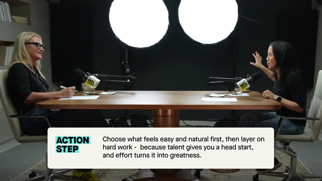 Action Step: Choose what feels easy and natural, then layer on hard work - because talent gives you a head start, and effort turns it into greatness.