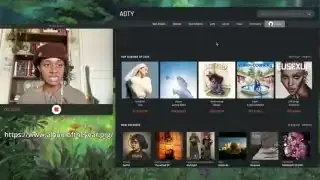 Album of the Year (AOTY) website displaying top albums, new releases, and artist information.