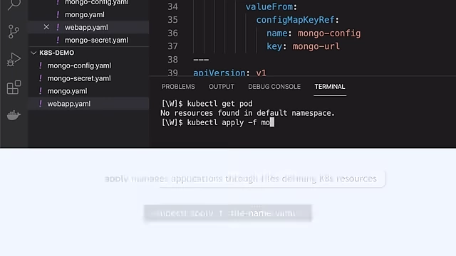 Using `kubectl apply` to deploy Kubernetes resources