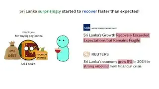Sri Lanka's economic recovery after defaulting in 2022, showing growth recovery exceeding expectations.
