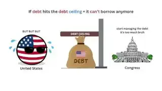 The United States potentially facing a crisis if its debt hits the debt ceiling.