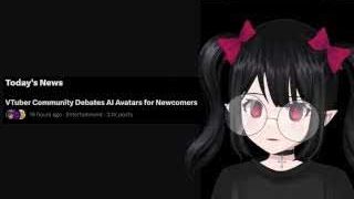 Overview of the AI in VTubing debate.
