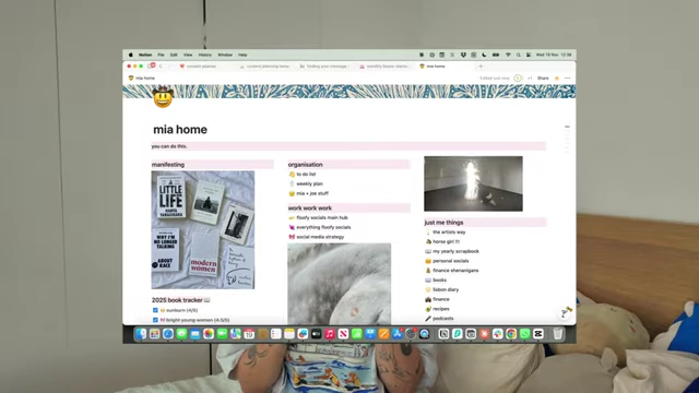 Notion "Mia Home" Dashboard Overview