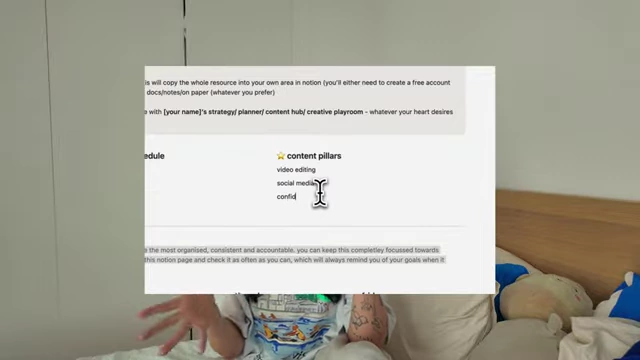 Defining Content Pillars in Notion