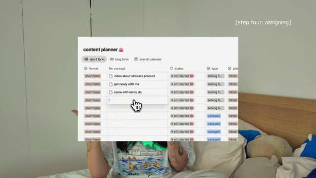 Populating the Content Planner with Ideas