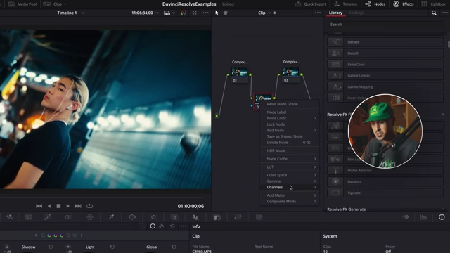 DaVinci Resolve Node Setup to Isolate HSV Channel 2